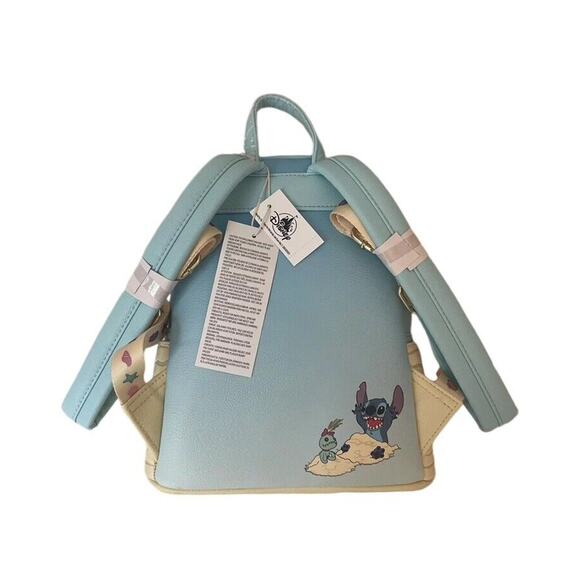 2024 Disney Parks Loungefly Stitch & Scrump Beach Day Sand  display picture 3